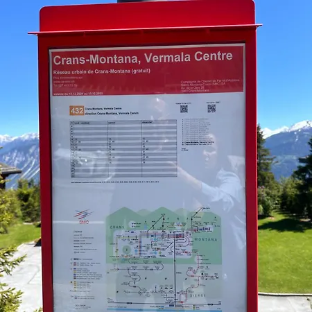 Capobnb Bergblick Nahe See, Wandern, Wallis דירה קראנס-מונטנה