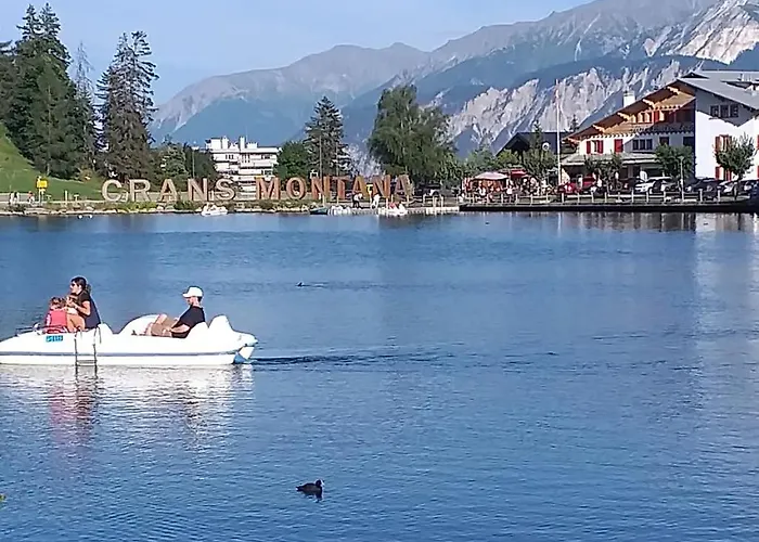 Capobnb Bergblick Nahe See, Wandern, Wallis * Кран-Монтана