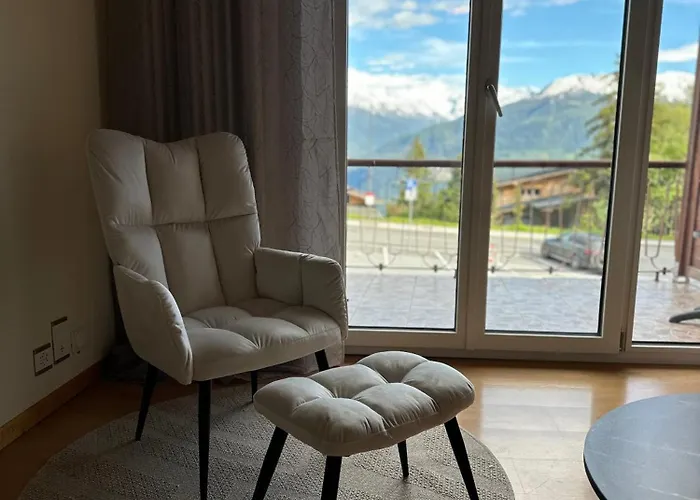 Capobnb Bergblick Nahe See, Wandern, Wallis Апартаменты Кран-Монтана